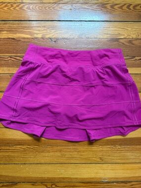 Lululemon Magenta Pace-Rival skort